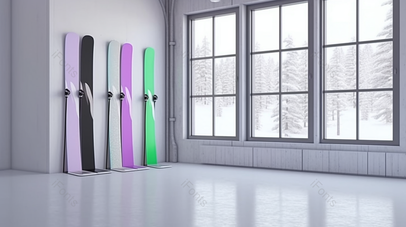 室内码放整齐的滑雪板子静物摄影,高清,摄影图,摄影图片,图片大全,摄影图免费下载